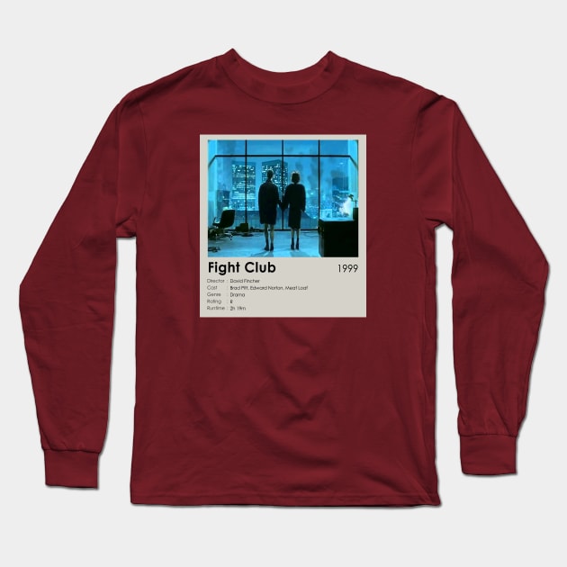 Fight Club Best Movie Scene Long Sleeve T-Shirt by OlkiaArt